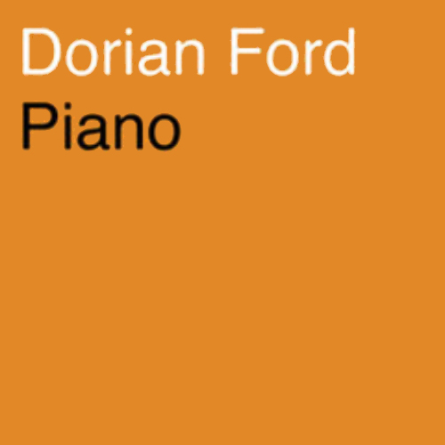 Dorian Ford - Piano: album artwork